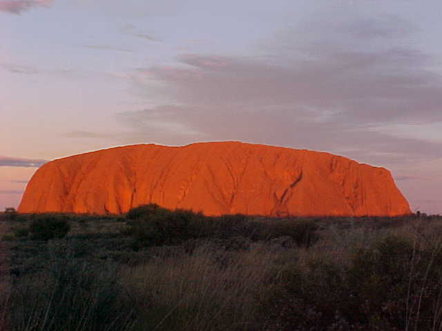 Uluru sunset